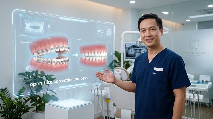 Quy Trình Niềng Răng Khớp Cắn Hở Chi Tiết