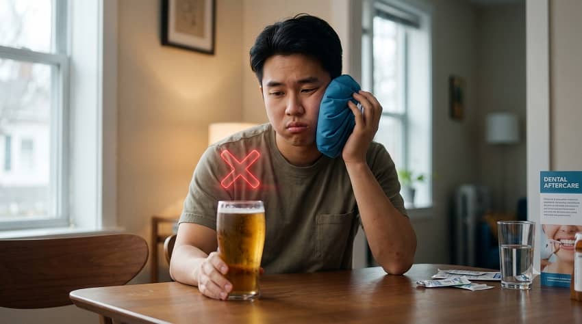 Nhổ Răng Khôn Có Được Uống Rượu Bia Không?