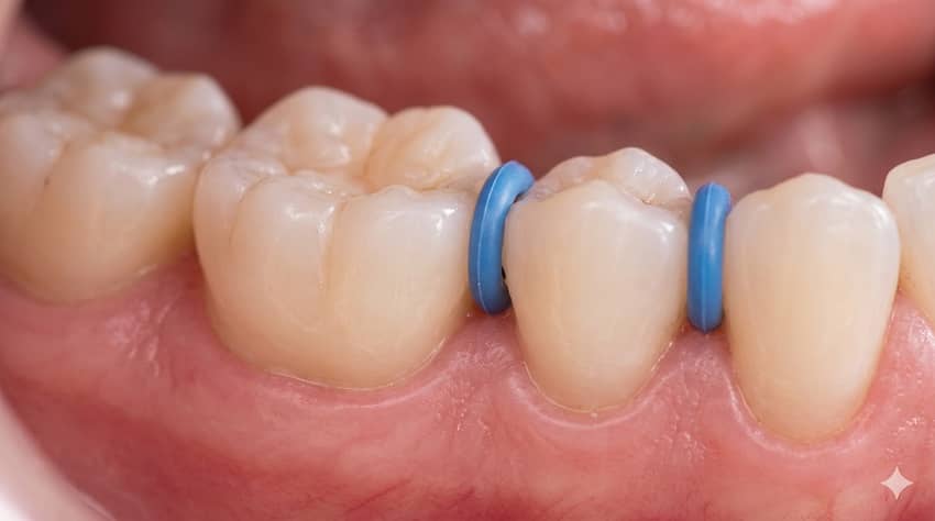 Đặt thun tách kẽ đau bao lâu thì hết?