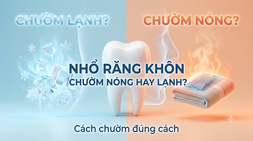 Nhổ Răng Khôn Chườm Nóng Hay Lạnh? Cách Chườm Đúng
